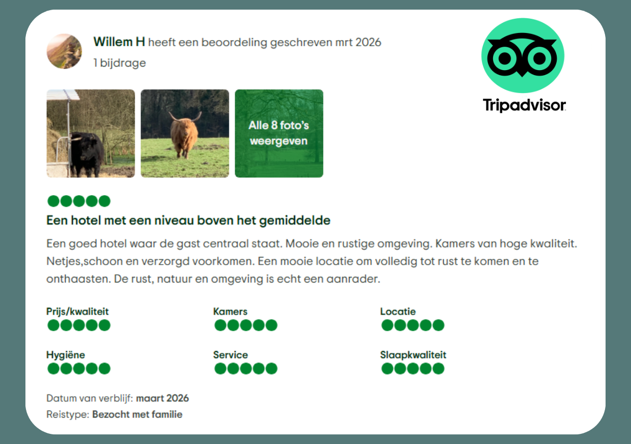 Wilt u weten hoe een verblijf bij ons écht voelt?